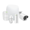 Kit d'alarme professionnel AJAX avec caméra - Blanc