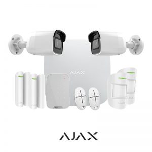 Kit d'alarme Ajax avec 2 caméras de surveillance