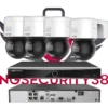 Kit de Vidéosurveillance Hikvision PTZ 4 Caméras + NVR PoE