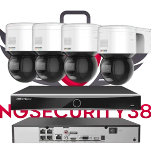 Kit de Vidéosurveillance Hikvision PTZ 4 Caméras + NVR PoE