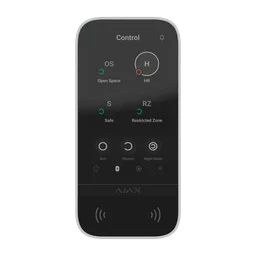 Ajax KeyPad TouchScreen Fibra – Clavier tactile filaire 5 pouces, Grade 3