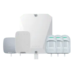 Kit alarme hybride Ajax Fibra – filaire et sans fil, Ethernet + double SIM
