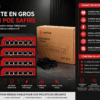 Kit de 5 Switchs PoE Safire 4 Ports + 2 Uplink – Solution Réseau pour Caméras IP
