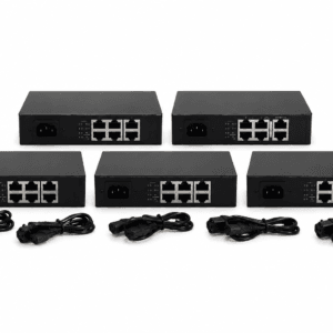 Switch PoE 6 Ports 10/100 Mbps – 4 Ports PoE + 2 Uplink pour Caméras IP