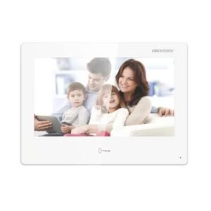 Poste intérieur vidéo tout-en-un 1024 × 600 – Hikvision DS-KH9310-WTE1(B)(O-STD)