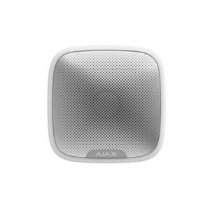 Sirène sans fil, Extérieur, puissance de 113 dB à 1 mètre - Blanc – Ajax STREET SIREN W