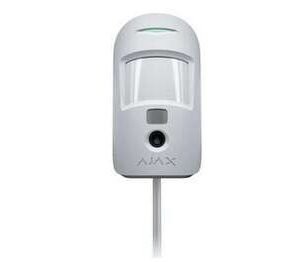 Détecteur de mouvement Superior IR filaire avec levée de doute - Blanc – Ajax MOTION CAM FIBRA W NFA2P