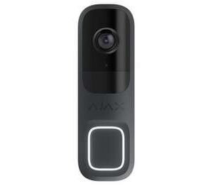 Sonnette vidéo, 4 Mp, IA, WiFi avec capteur PIR, alim 12-24VDC - Graphite – Ajax DOORBELL (G)