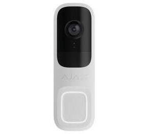 Sonnette vidéo, 4 Mp, IA, WiFi avec capteur PIR, alimentation 12-24VDC - Blanc – Ajax DOORBELL (W)