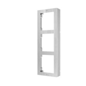 Cadre saillie alu 3 modules silver – Hikvision DS-KD-ACW3/S