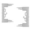 Support LineSplit, LineProtect, MultiRelay, Multi IO dans Case D Blanc – Ajax MODULE HOLDER A (W)