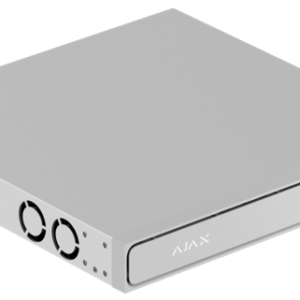 Enregistreur vidéo IP Superior 8 voies IA, HDMI 4K, 1Gb, 8 ports PoE - Blanc – Ajax NVR 8 H2DAI8PAC  (W)