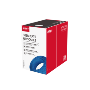 Câble réseau UTP monobrin bleu Cat 6- 305m – Dahua PFM922I-6UN-C-blue