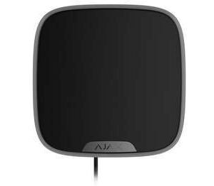 Sirène filaire Superior, support panneau frontal personnalisable - Noir – Ajax STREETSIREN DD FIBRA Bl
