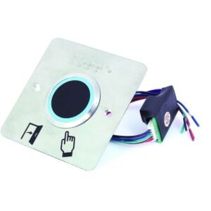 Capteur IR diam. 38 mm 12/24V DC Halo bleu/vert Buzzer Rel. temporisé + SSP231 – Izyx IRS38BP231