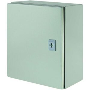 Coffret étanche PSWB IP 66 en métal 250 x 300 x 150 mm avec plaque de fond – Izyx PSWB253015
