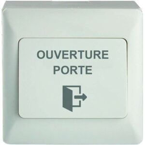 Bouton poussoir ABS Ap 86 x 86 x 41/47 mm Contact inverseur CO/NO/NF – Izyx EXS86AP