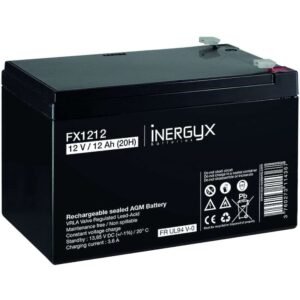 Batterie rechargeable VRLA 12V / 12 Ah - Bac FR UL94 V-0 - 152 x 99 x 96/102 mm – Izyx FX1212
