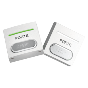 BP ABS NO-NC - LEDs blanche et verte- marquage braille et buzzer – Sewosy PBAL2
