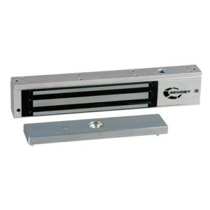 Ventouse en applique 300 daN 12/24V DC - contact d'état et LED - NF S 61 937 – Sewosy EF300CTC