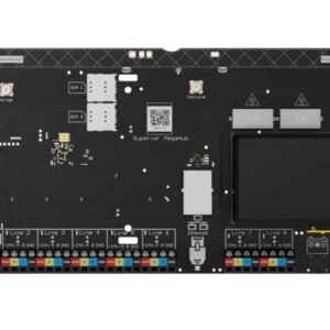 Carte Centrale Superior hybride, 999 dispositifs Fibra et Jewel, IP, Wi-Fi, 4G – Ajax Superior MegaHub (sans boitier)