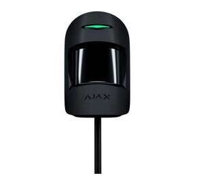 Détecteur de mouvement Superior filaire, double tech - Noir – Ajax MOTION PROTECT PLUS FIBRA BL