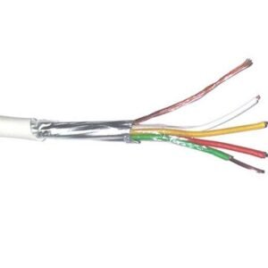Câble d'alarme souple 6x0.22 écran PVC blanc en 100m – Rg France ITE6