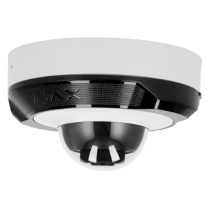 Caméra dôme IP Ajax DomeCam Mini 8 MP 4K – Objectif 2,8 mm – Blanche