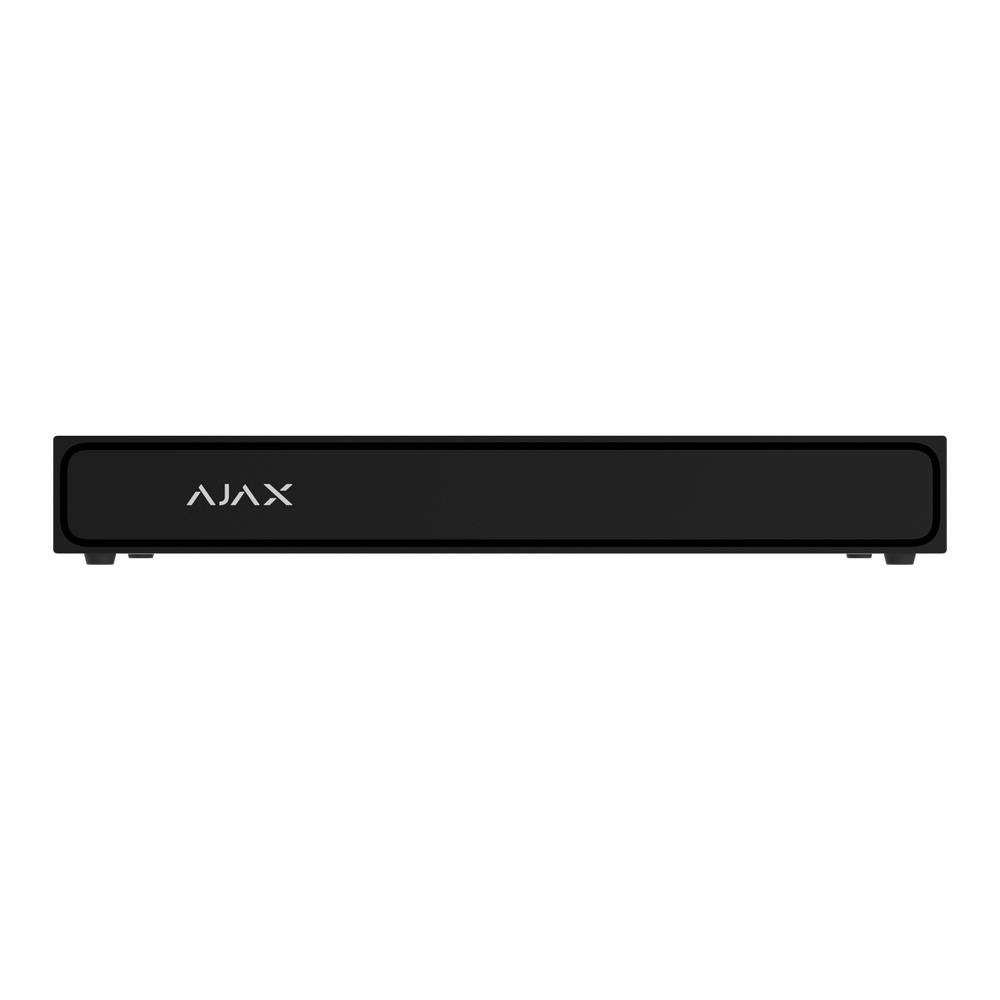 aj-nvr208-hac-ai-8p-s-b.png Enregistreur NVR PoE Ajax Superior 8 canaux – IA – 8 ports PoE – Noir