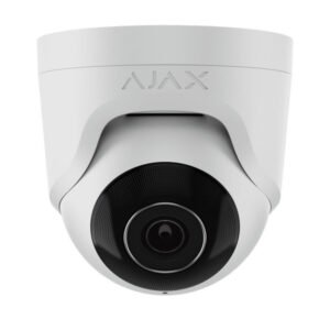 Caméra IP Ajax TurretCam 8 MP 4K – Objectif 2,8 mm – Blanche