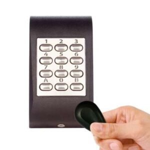 Lecteur clavier 125khz Mini/ABS/rétroéclairé EM & HID Gris – XPR MTPADPS-EH-SA