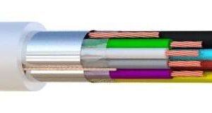 Câble d'alarme souple 5 paires + 2 x 0.75 - Boite de 100m – Elbac 422010-B1