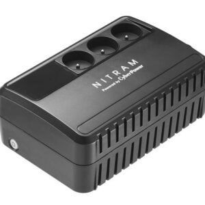 Onduleur LINE INTERACTIF 600VA/360W - 3 prises FR – Nitram BU 600E-FR