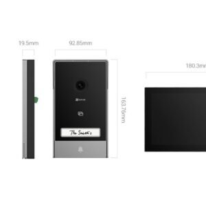 Visiophone Wi-Fi EZVIZ HP7 – écran tactile 7 pouces